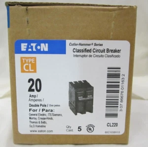 EATON CL220 Circuit Breaker - Picture 1 of 1