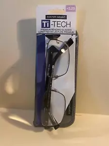 Einzelpaar Ti-Tech Foster Grant Lesebrille 325 Vergrößerung + Taschenetui - Bild 1 von 3