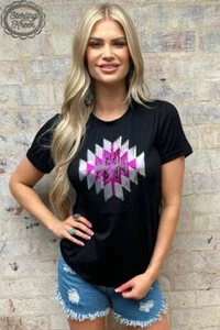 Take Me Away Sequin Tee - Picture 1 of 1