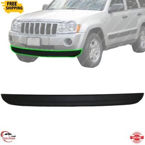 For 2005 2006 2007 Jeep Grand Cherokee Front Lower Bumper Air Dam Primed Black