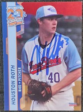 Houston Roth Signed IP 2022 Aberdeen IronBirds Card #24 Baltmore Orioles!