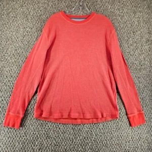 Tommy Hilfiger Thermal Shirt Mens Large Long Sleeve Waffle Knit - Picture 1 of 8