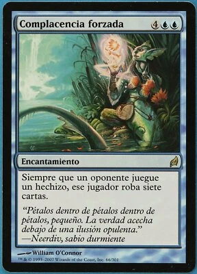 Forced Fruition Lorwyn (SPANISH) NM Blue Rare MAGIC CARD (ID# 178381) ABUGames - Image 1 of 2