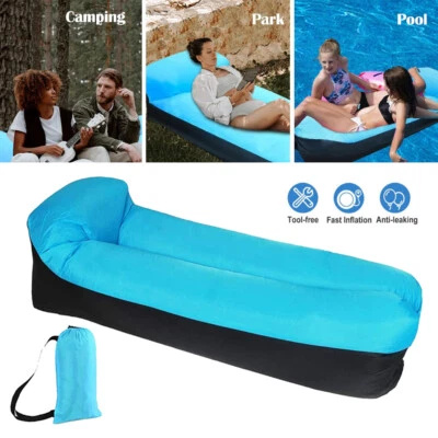 Air Sofa Aufblasbares Sofa Couch Outdoor Strandsofa Lounge Liegesessel Lazy Luft - Bild 1 von 4