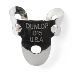 Dunlop Fingerpicks 33R015 Silver 0.015" For Guitar, Banjo Packs of 1 to 12 - Picture 1 of 1