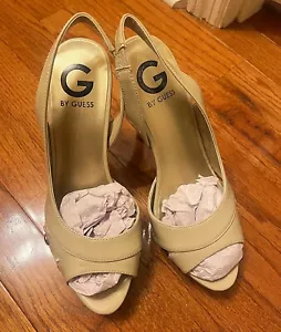 G BY GUESS “CAMYA” PEEP TOE STILETTO PUMP/SZ 7/BRAND NEW IN BOX - Picture 1 of 9