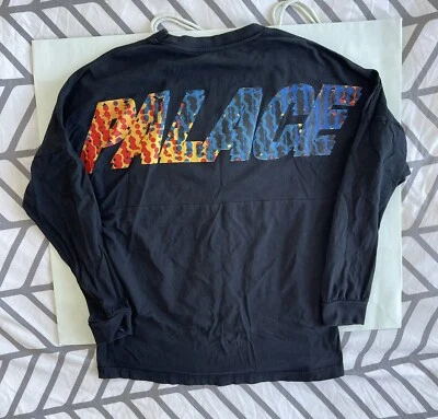 Camiseta Palace Manga Larga Negra Talla M 100% Auténtica Foto 1 de 3