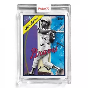 2021 Topps Project70® #66 🔥 1988 Hank Aaron by Futura 🔥 Atlanta Braves - Picture 1 of 2