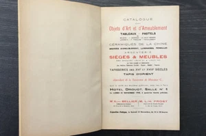Catalogue vente Drouot : Succession de Mr G. - 25 novembre 1940 - Picture 1 of 1