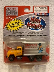 Mini Metals HO Scale '54 Ford F-700 Refrigerated Delivery Truck Morrell #30265 - Picture 1 of 2
