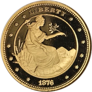 (2005) George T. Morgan $100 Gold Union 1876 Design Private Issue 1oz Gold NGC - Picture 1 of 5