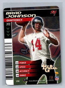 NFL Showdown 2002 Brad Johnson 1st & Goal Foil #150 - Picture 1 of 2