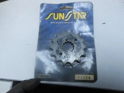 NOS Sunstar 14T Front Sprocket Fits: Suzuki 78-83 GS750 77-78 GS400 51114 - Image 1 of 2