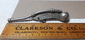 Vintage Boatswain Bosun's Call Whistle Military Navy War Dept., ~ H.P.CHAPMAN - Picture 1 of 13