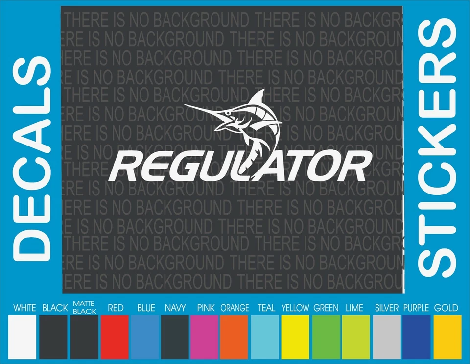 Regulador barco pesca deportes acuáticos ventana camión coche parachoques calcomanía pegatina 9" Foto 1 de 1