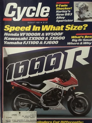 Cycle magazine August 1985 Foto 1 de 3