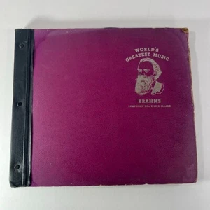 Brahm – Symphony No. 2 In D Major (Opus 73) 5 Shellac Album US 1939 MUSICAL - Picture 1 of 8
