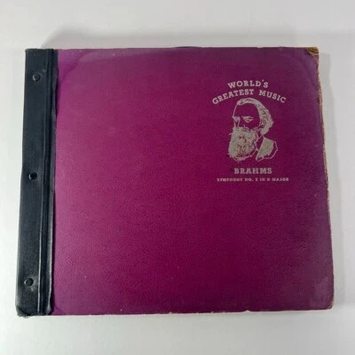 Brahm – Symphony No. 2 In D Major (Opus 73) 5 Shellac Album US 1939 MUSICAL - Image 1 of 4