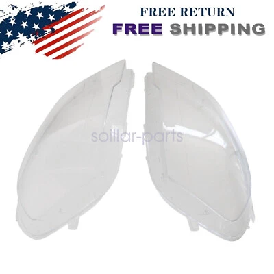 Par de cubiertas de lente de faros para Mercedes-Benz Clase ML W164 2009-2011 Foto 1 de 4