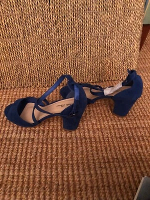 Zapatos Belle Beaux para mujer de gamuza azul talla 6/39 (US 8.5) nuevos  Foto 1 de 4