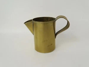 Vintage Antique Retro Brass Jug Vase Strainer Spout 5.5” Tall - Picture 1 of 9