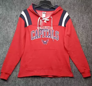 NHL Washington Capitals Sudadera con Capucha Para Hombres Talla M Pullover Roja Con Cordones Nueva con Etiquetas - Imagen 1 de 13