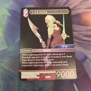 Final Fantasy TCG Opus XIII Crystal Radiance LP Lightning 13-081H - Picture 1 of 2