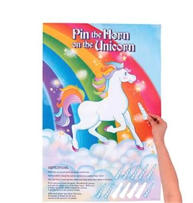 ЗАКОЛКА РОЖОК НА ЕДИНОРОГ ДЕНЬ РОЖДЕНИЯ ИГРЫ ДЕВОЧКИ ВЕЧЕРИНКИ ИГРЫ ~ БЫСТРАЯ ДОСТАВКА - Изображение 1 из 2