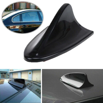 Antena universal de aleta de tiburón para automóvil FM/AM señal de radio cubierta de decoración Foto 1 de 4