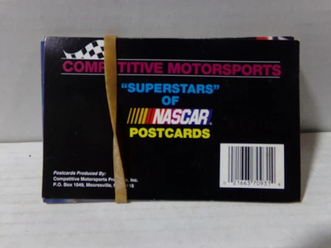 Competitive Motorsports Inc. Superstars of Nascar Postcards 063021DMT Cover