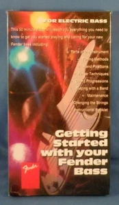 VHS! - GETTING STARTED WITH YOUR FENDER BASS with Ray Rendeau *NEW SEALED* - Picture 1 of 2