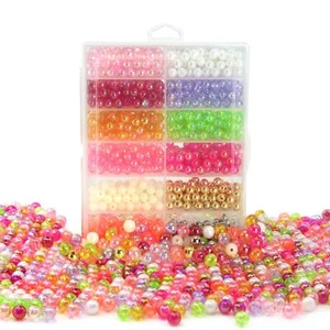 Holographic Fishing Beads in 5mm/6mm/8mm/10mm for Rigs, Lures, and Baits (120... - Picture 1 of 6