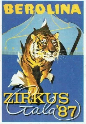 Circus Programm Zirkus Gala Berolina DDR 1987 - Bild 1 von 2