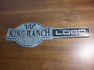 Ford King Ranch Lobo Fender Emblem OEM - Picture 1 of 7