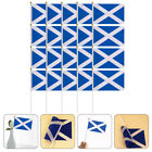  20 Pcs Scotland Waving Flag Plastic Scottish Patriotic Decoration