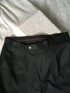 Brook Taverner Performance Langham Einzelfaltenhose schwarz 40 W 3,1 L - Bild 1 von 10