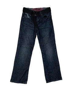 Never Give Up By John Cena Dark Boy Jeans W/Belt Size 7 (C17) - Picture 1 of 7