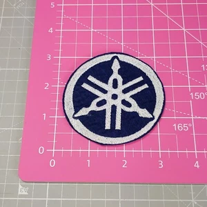 Yamaha Patch Iron-On Yamaha Embroidered Logo Music Transport Navy blue - Picture 1 of 1