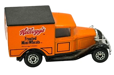 1979 Matchbox Diecast Kellogg's Frosted Mini-Wheats Model A Orange Ford Truck - Image 1 of 4