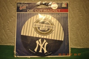NEW YORK YANKEES -- Inaugural Season 2009 Magnet, Die Cut 4" X 4" MLB - Picture 1 of 3