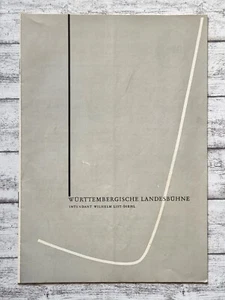 1959/60 Württembergische Landesbühne Esslingen List Diehl Werbung Broschüre Deko - Picture 1 of 7