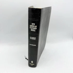 1977 NASB Side Margin Reference Bible Nelson 787 Indexed Concordance Leather - Bild 1 von 12