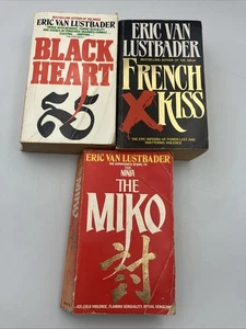 Eric Van Lustbader Books Bundle X 3 Paperback Black Heart French Kiss Miko GAR3 - Picture 1 of 24