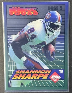 1994 Collectors Edge Promo card, SHANNON SHARPE Denver Broncos - Picture 1 of 2