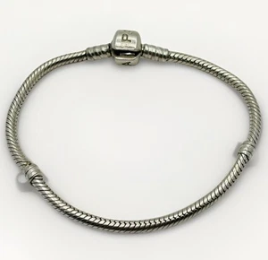 Genuino Pandora Momentos Serpiente Cadena Pulsera 925 ALE 💕 7.5"/19cm - Imagen 1 de 8