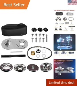 212cc Go Kart Clutch Kit 10T & 12T Chain Predator Drive Belt - Picture 1 of 11