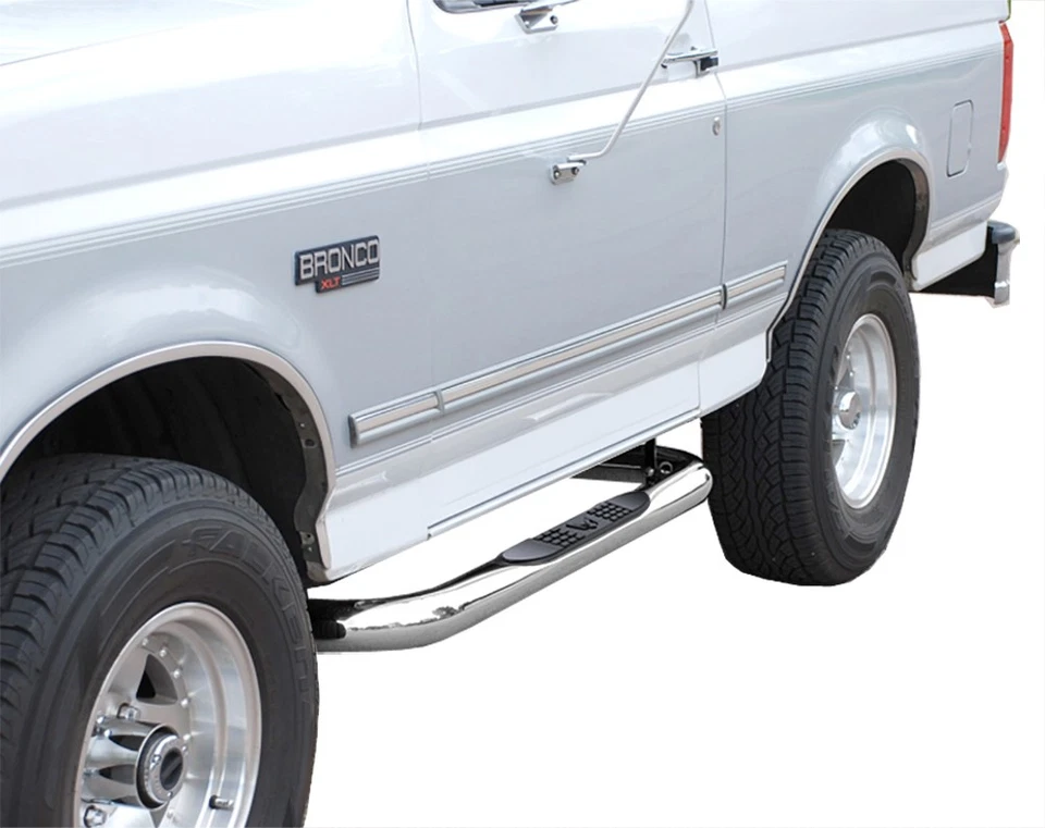 3" Nerf Bars for 1980-1996 Ford Bronco / F-Series Pickup (1997 HD) Reg Cab - Imagem 1 de 4