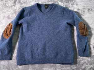J.Crew Herren Merinowolle Slim Pullover - Blau, Größe L - Bild 1 von 11