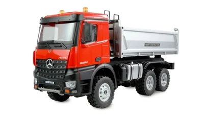 AMEWI Mercedes-Benz Arocs 6x6 Kipper 1:14 RTR  – Metall, LED, Sound, 6WD Rot - Bild 1 von 4