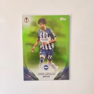 2023-24 Topps UEFA Club Competitions Kaoru Mitoma Neon Green Parallel /199 169 - Bild 1 von 2